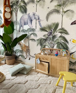 Creative Lab Amsterdam behang Palm Wildlife wallpaper