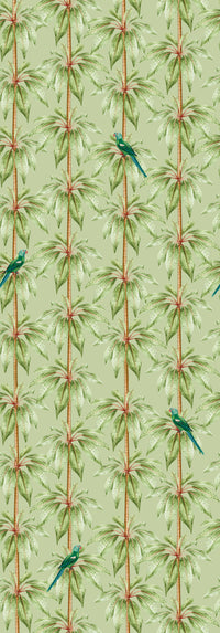 Creative Lab Amsterdam behang Canary Club Green Wallpaper