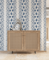 Creative Lab Amsterdam behang Eclectic Bamboo Blue wallpaper