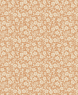 Creative Lab Amsterdam behang Flower Shower Dusty Orange Wallpaper detail