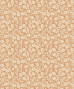 Creative Lab Amsterdam behang Flower Shower Dusty Orange Wallpaper detail