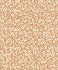 Creative Lab Amsterdam behang Flower Shower Dusty Orange Wallpaper detail