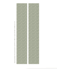 Creative Lab Amsterdam behang Flower Shower Green wallpaper rolls