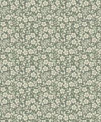 Creative Lab Amsterdam behang Flower Shower Green wallpaper detail
