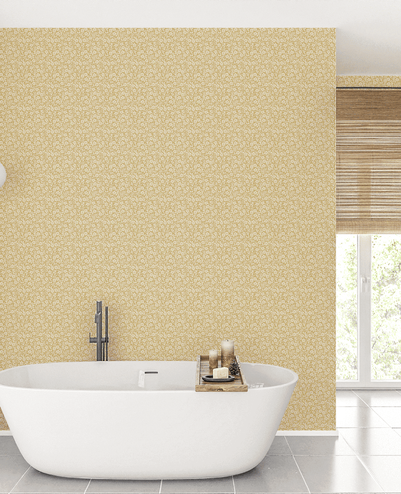 Creative Lab Amsterdam behang Flower Shower Yellow wallpaper