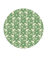 Creative Lab Amsterdam behang cirkel Generous Jungle Green wallpaper circle