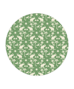 Creative Lab Amsterdam behang cirkel Generous Jungle Green wallpaper circle