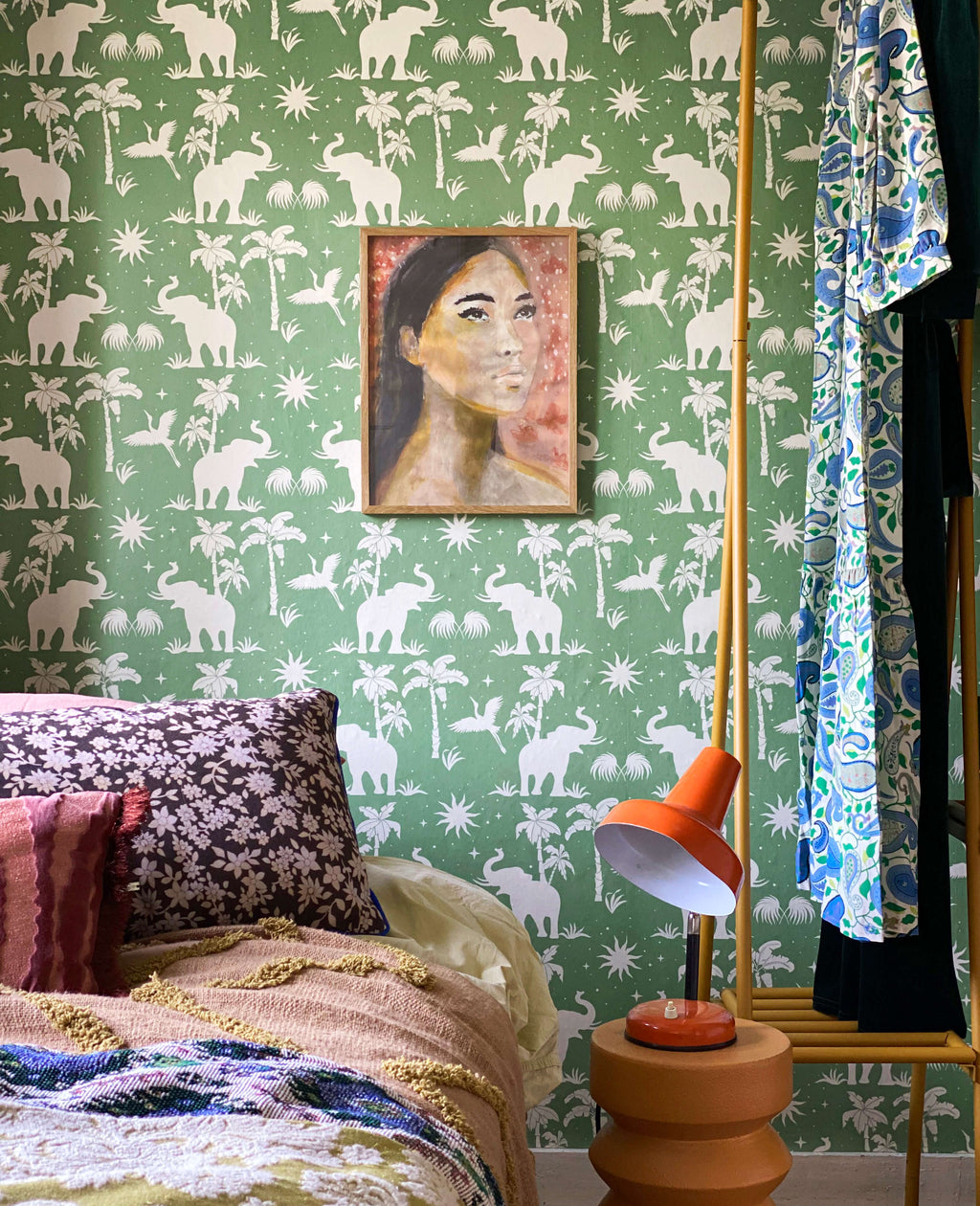 Creative Lab Amsterdam behang Generous Jungle Green wallpaper