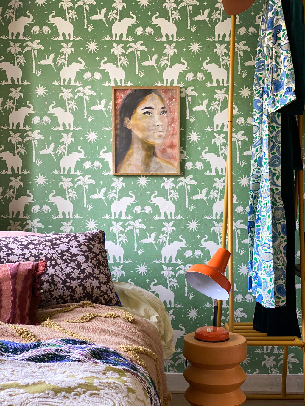 Creative Lab Amsterdam behang Generous Jungle Green wallpaper