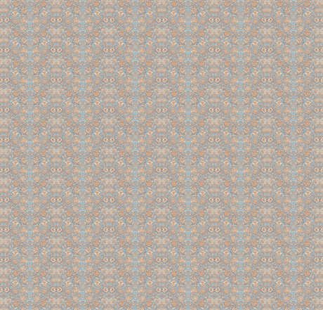 Creative Lab Amsterdam behang Indian Flower Blue wallpaper
