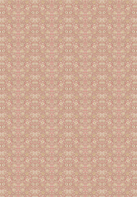 Creative Lab Amsterdam behang Indian Flower Pink wallpaper