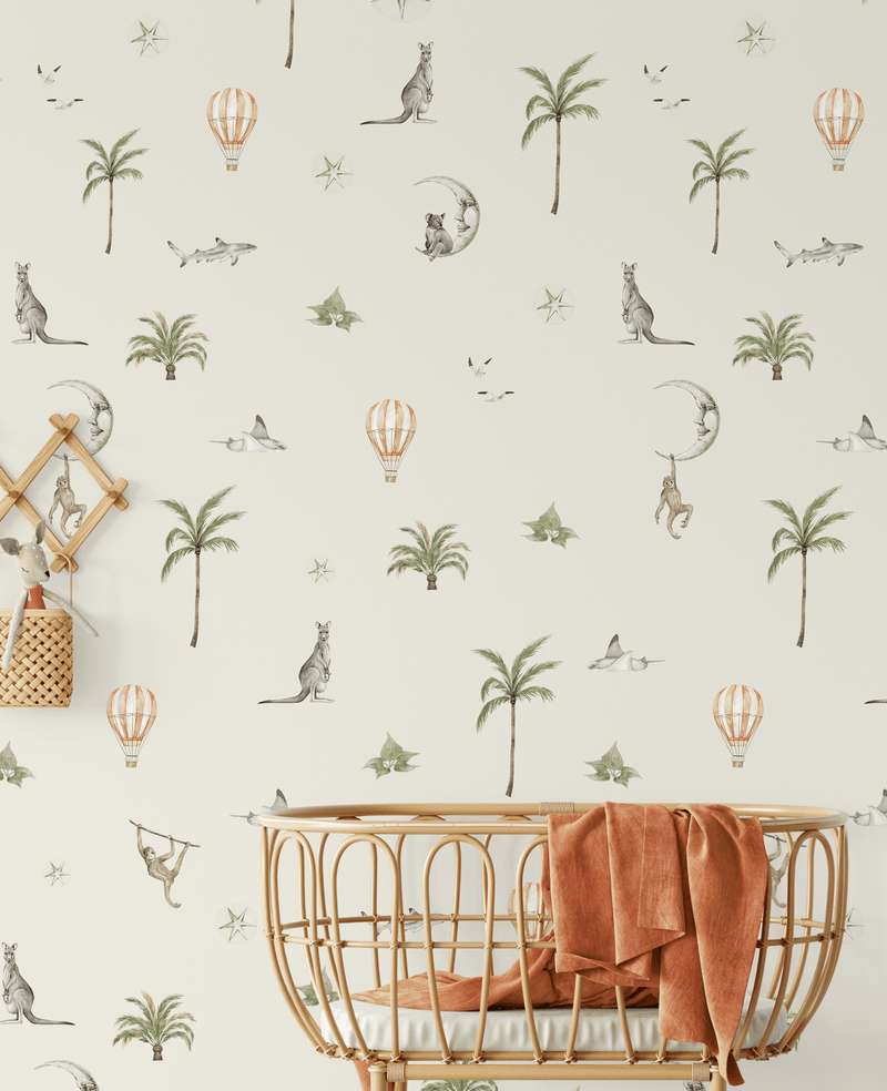 Creative Lab Amsterdam behang Koo Koo Kangaroo wallpaper