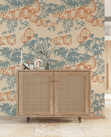 Lantern Festival Light Blue Wallpaper