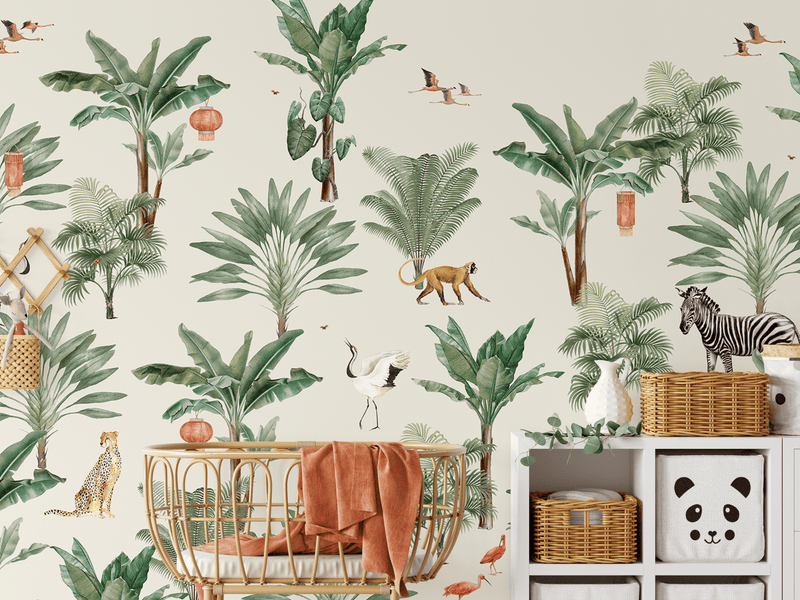 Creative Lab Amsterdam behang Lovely Jungle wallpaper