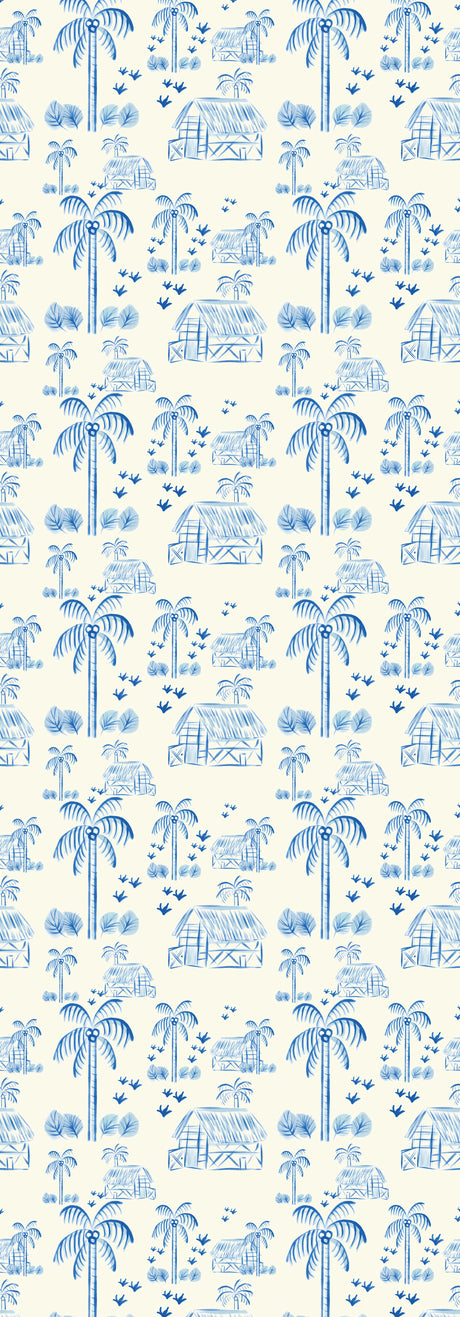 Creative Lab Amsterdam behang Maui Beach Blue Wallpaper