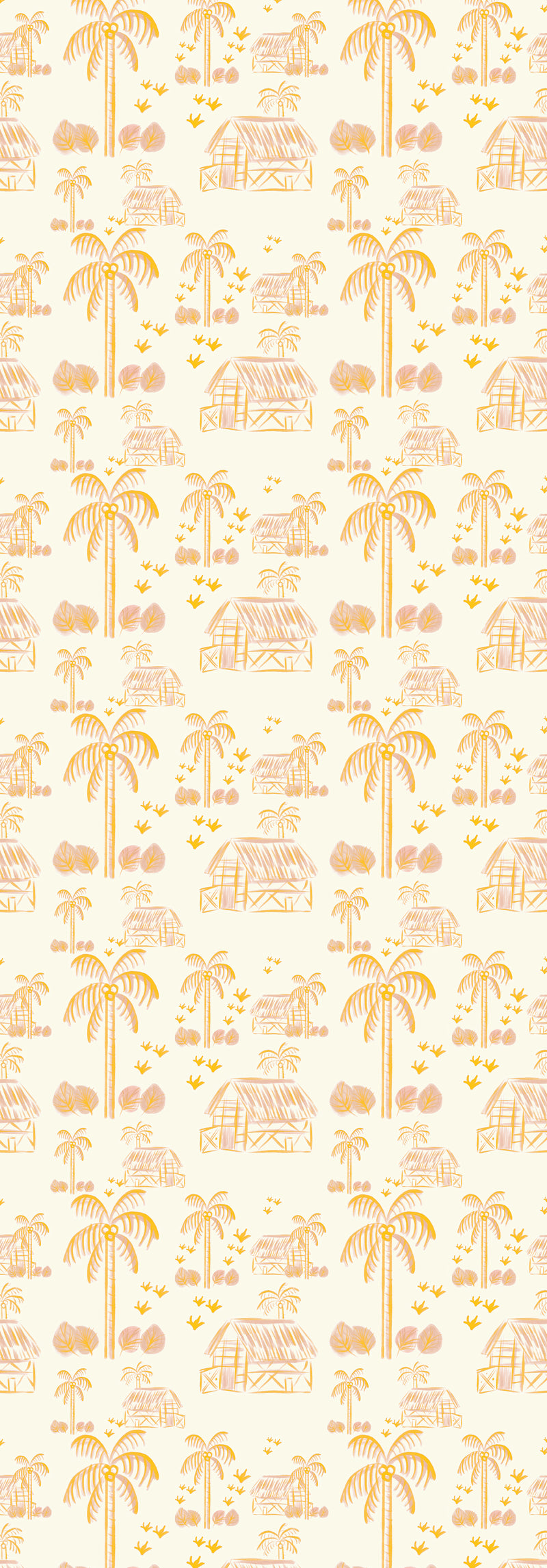 Creative Lab Amsterdam behang Maui Beach Pink Wallpaper