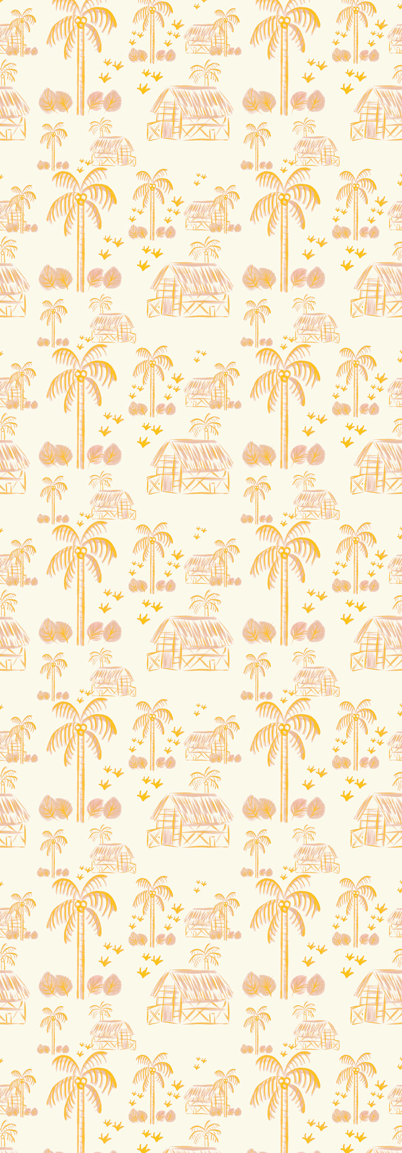 Creative Lab Amsterdam behang Maui Beach Pink Wallpaper