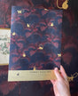 Creative Lab Amsterdam behang monkey night red golden wallpaper sample