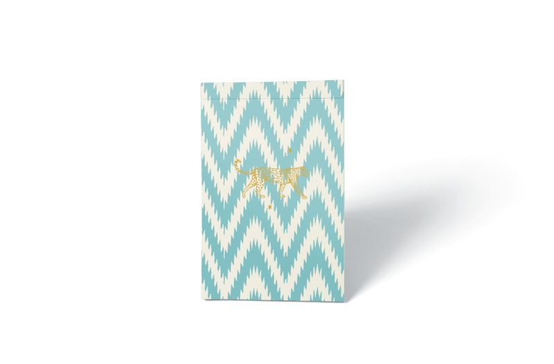 Spread Your Wings/Ikat Blue Notepad A6