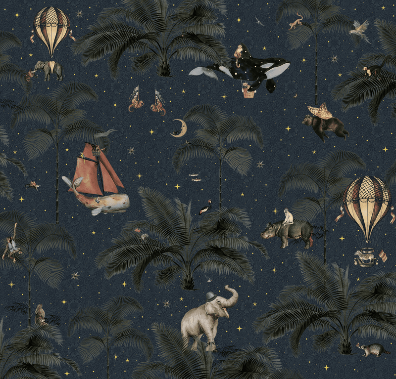 Creative Lab Amsterdam behang Oliver Teddy by Interior Junkie wallpaper