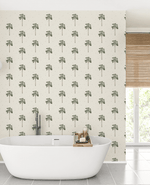 Creative Lab Amsterdam badkamer behang Palm Star bathroom wallpaper