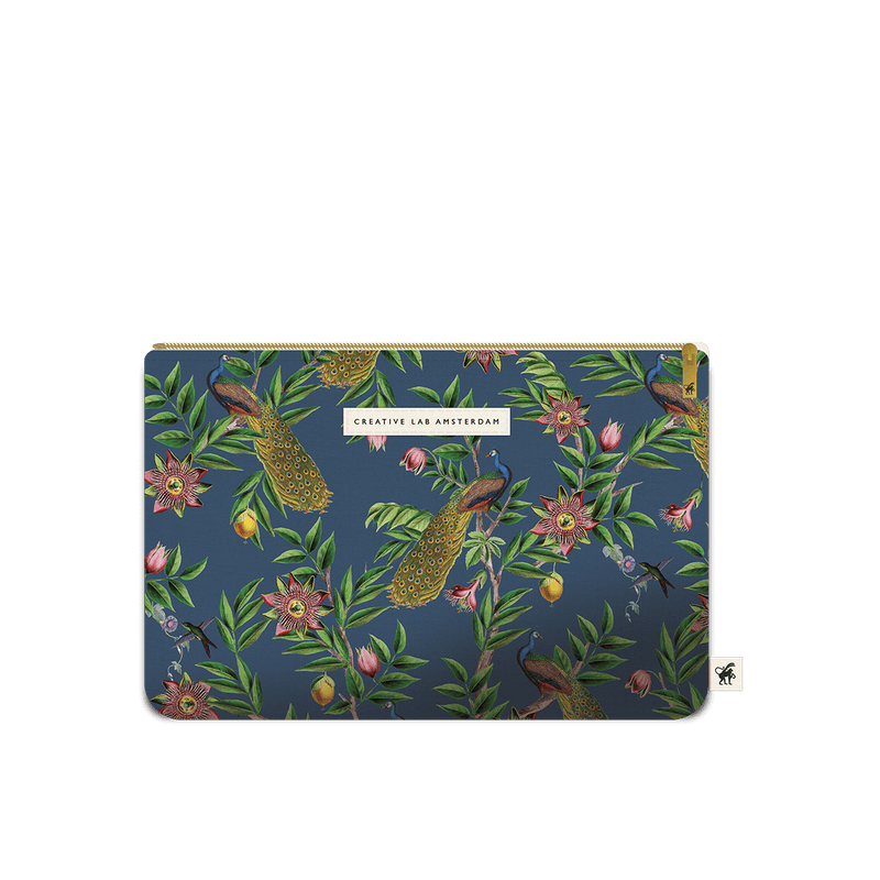 Creative Lab Amsterdam Passion Peacock Pencil Case/Pouch Flat