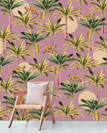 Creative Lab Amsterdam behang Purple Bananas wallpaper