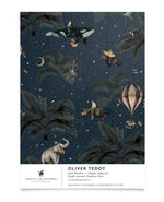 Creative Lab Amsterdam behang Oliver Teddy wallpaper sample