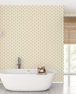 Creative Lab Amsterdam badkamer behang Strawberry Hill bathroom wallpaper