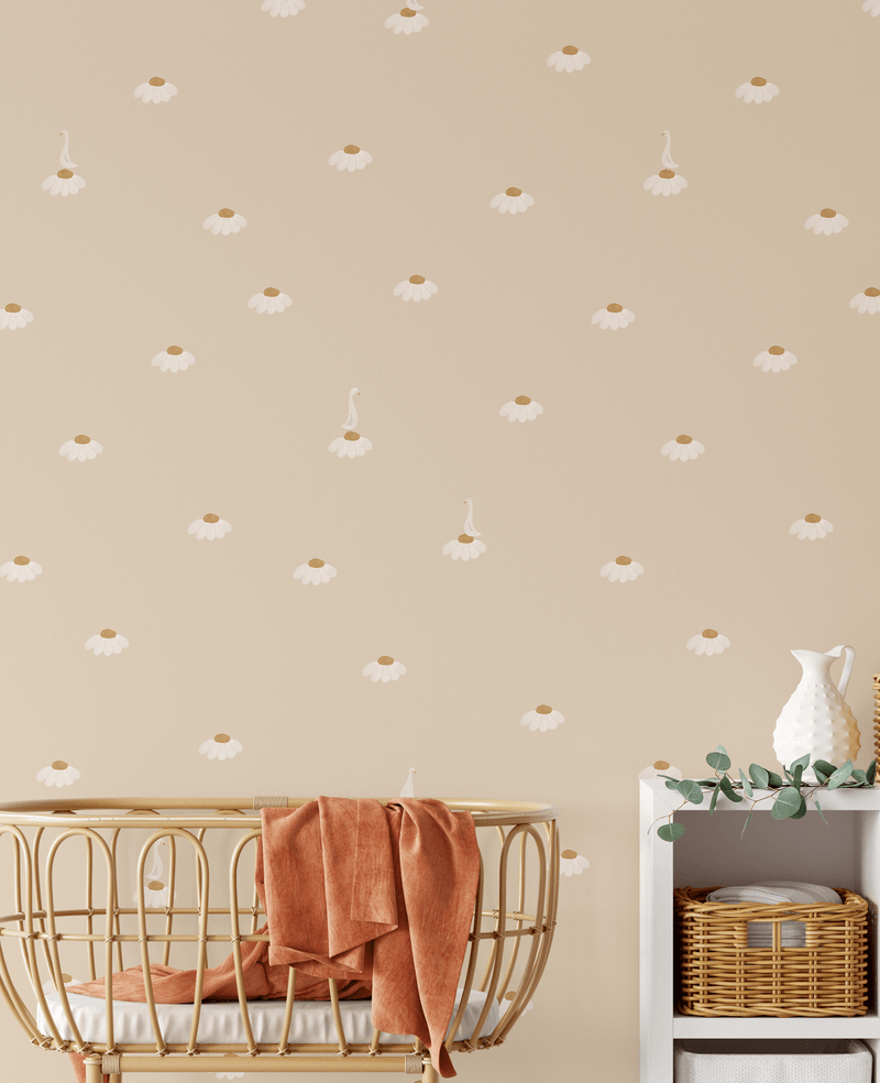 Creative Lab Amsterdam behang Sweet Camomile Soft Almond wallpaper