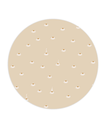 Creative Lab Amsterdam behangcirkel Sweet Camomile Soft Almond wallpaper circle
