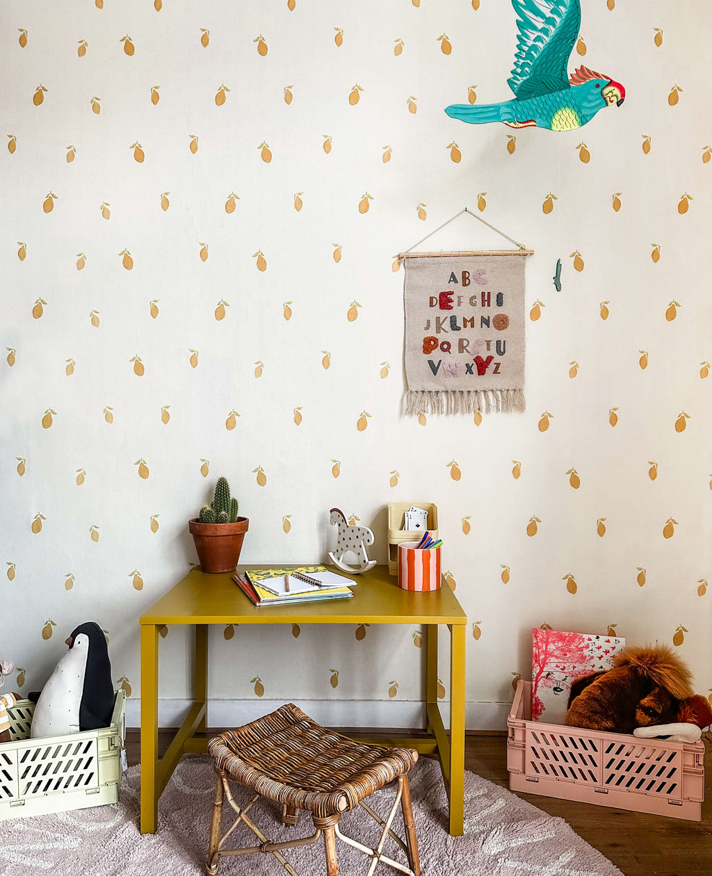 Creative Lab Amsterdam behang Sweet Lemon wallpaper