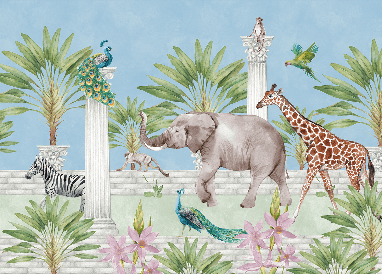 Creative Lab Amsterdam behang The Greek Animal Adventure wallpaper
