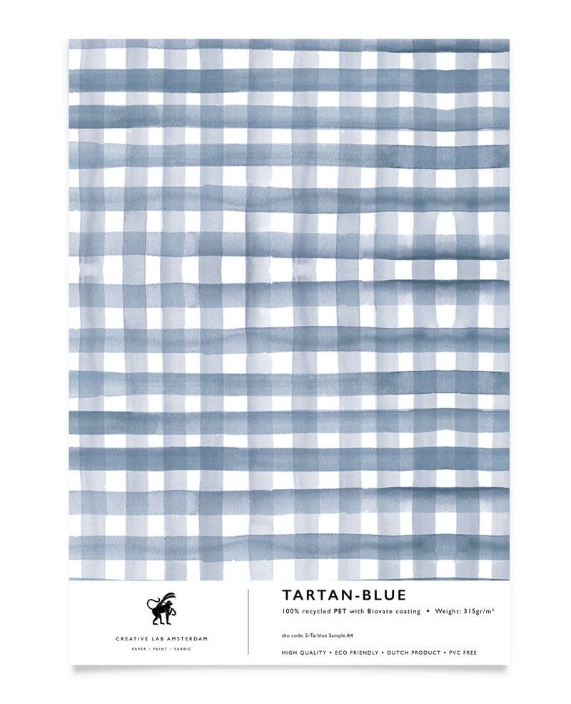 Tartan Blue Wallpaper Sample