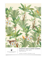 Creative Lab Amsterdam behang Chantal Bles Flower Garden wallpaper sample