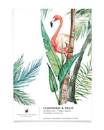 Creative Lab Amsterdam behang Flamingo Palm wallpaper sample