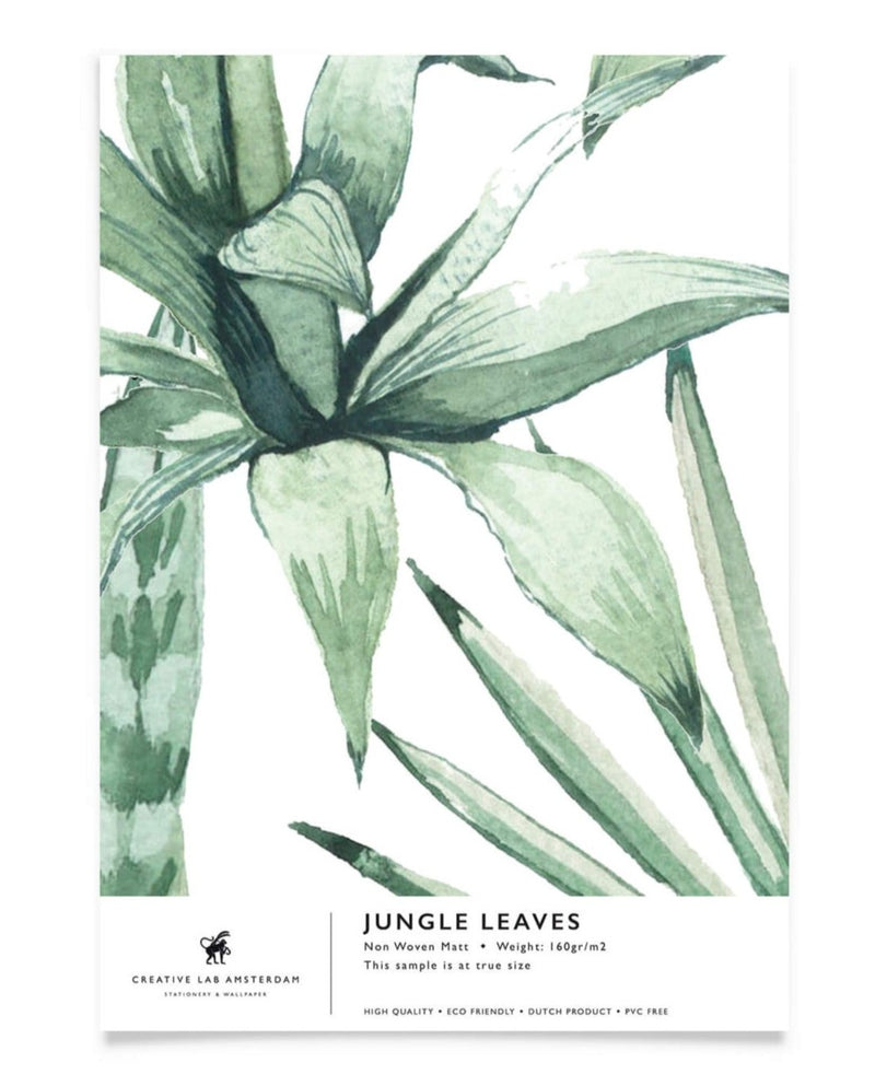 Creative Lab Amsterdam behang Jungle Leaves wallpaper sample