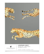 Creative Lab Amsterdam behang Leopard Grey wallpaper sample