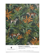 Mighty Jungle bathroom wallpaper sample by Creative Lab Amsterdam