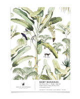 Creative Lab Amsterdam behang Baby bananas Wallpaper sample