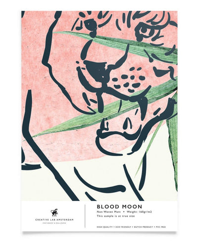Creative Lab Amsterdam behang Blood Moon wallpaper sample
