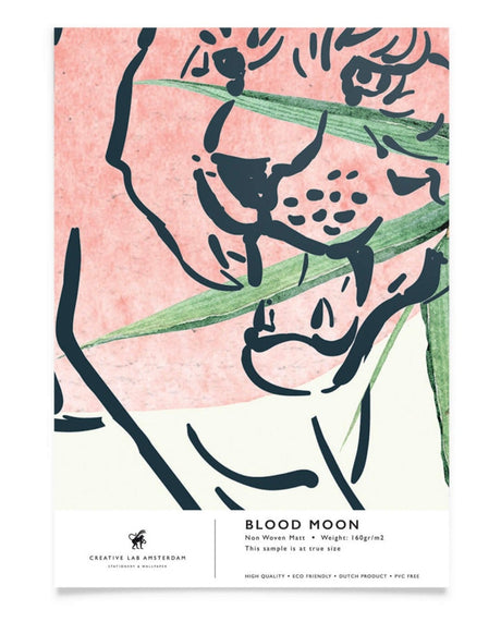 Creative Lab Amsterdam behang Blood Moon wallpaper sample