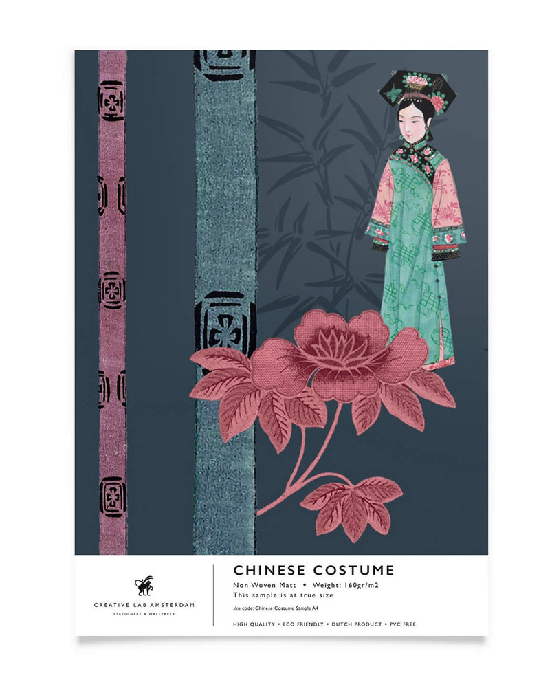 Creative Lab Amsterdam behang Chinese Costume  Wallpaper sample