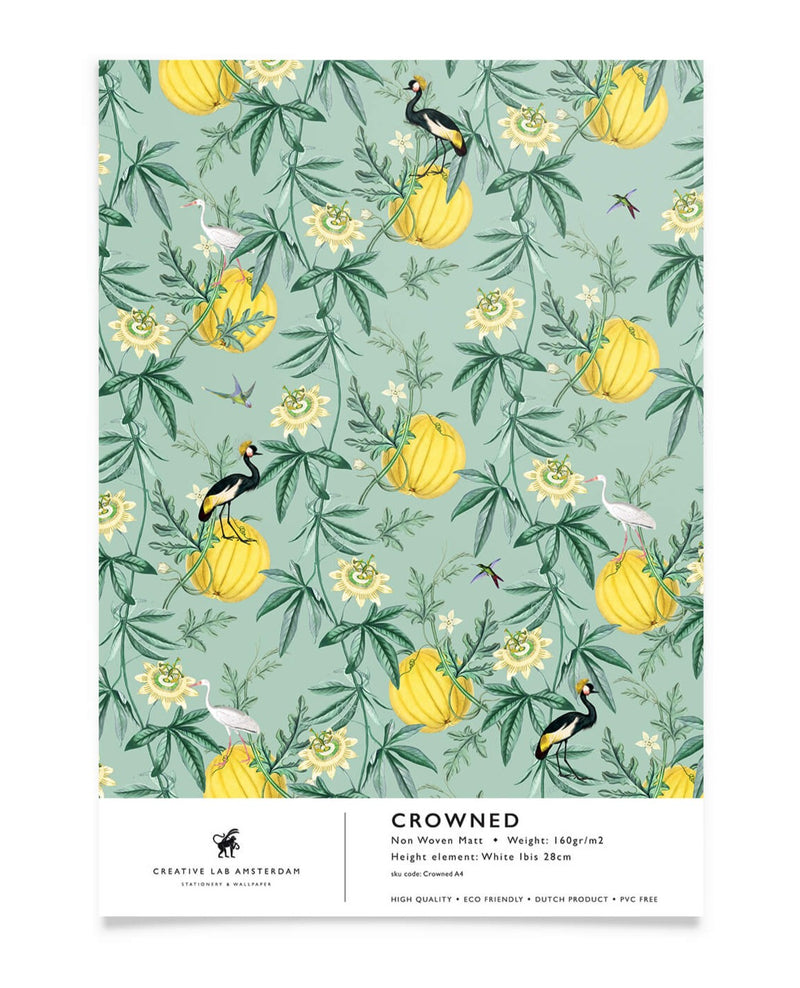 Creative Lab Amsterdam behang Crowned wallpaper sample