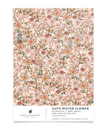 Creative Lab Amsterdam behang Cute Mister Flower wallpaper sample