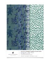 Creative Lab Amsterdam behang Eclectic Bamboo Ribbon Ocean Grey wallpaper sample