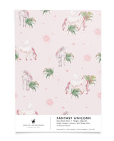 Creative Lab Amsterdam behang Fantasy Unicorn wallpaper sample