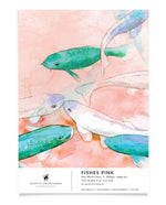 Creative Lab Amsterdam behang Fishes Pink wallpaper sample