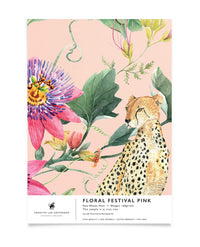 Creative Lab Amsterdam behang Floral Festival Pink wallpaper sample
