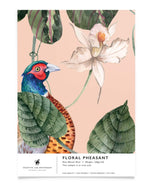 Creative Lab Amsterdam behang Floral Pheasant wallpaper sample